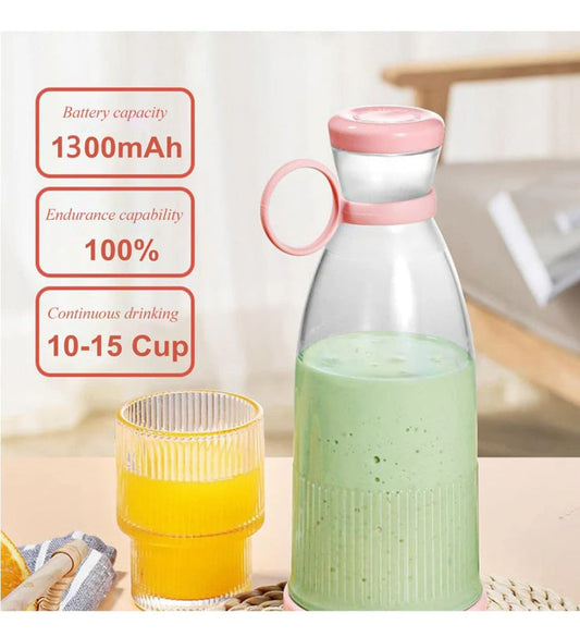 Make Milkshakes like a boss with Portable Electric Juicer Blender.