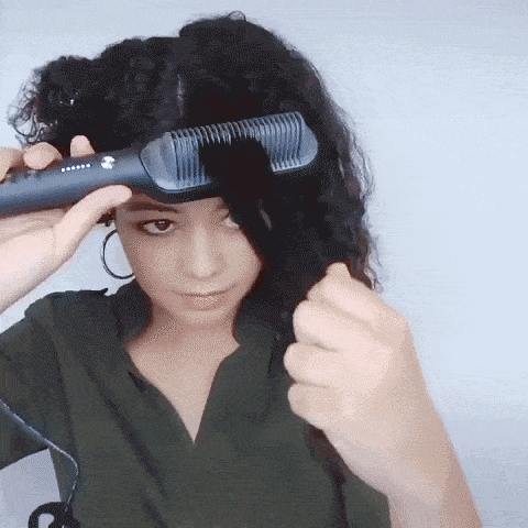 Rechargeable Hot Comb Hair Straightener