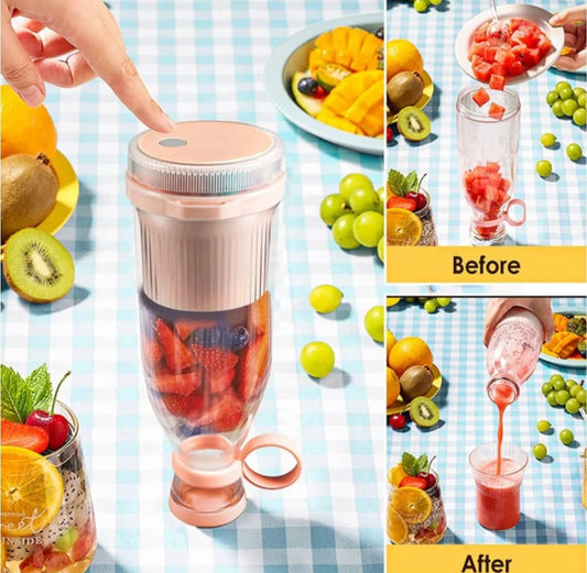 Make Milkshakes like a boss with Portable Electric Juicer Blender.